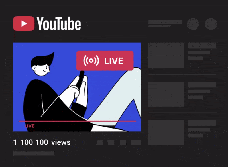 24/7 live streaming with pre-recorded content